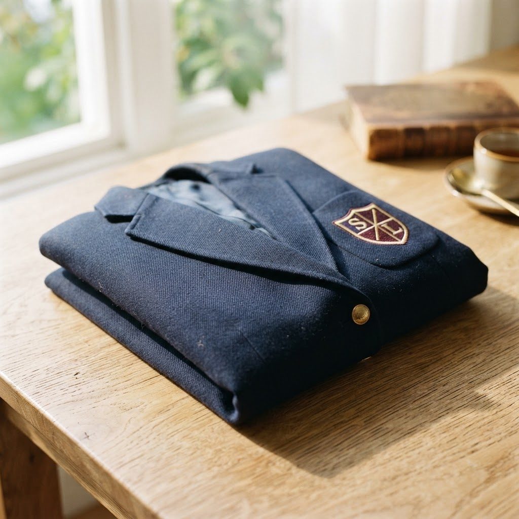 次の世代へ受け渡す学生服